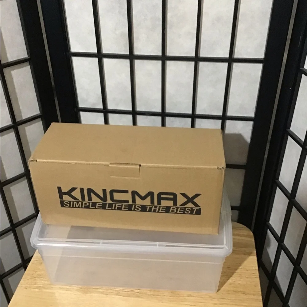 NIB KINCMAX Shower Caddy Basket Shelf with Hooks.